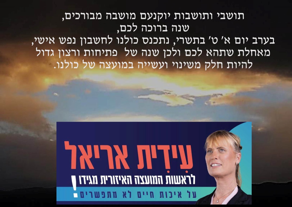 בחירות למועצה - עידית אריאל